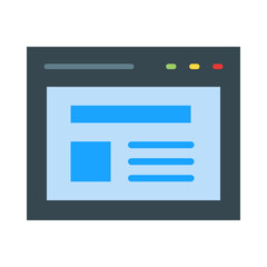 Web Design Flat Icon Design