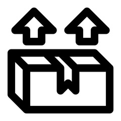 product export, product out, supply, export, logistics, delivery outline icon