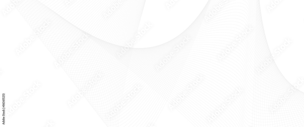 Poster vector abstract wave design wave lines on white transparent background stripes
