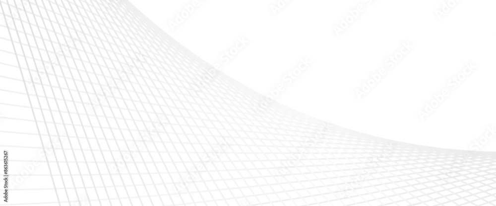 Poster vector abstract wave design wave lines on white transparent background stripes