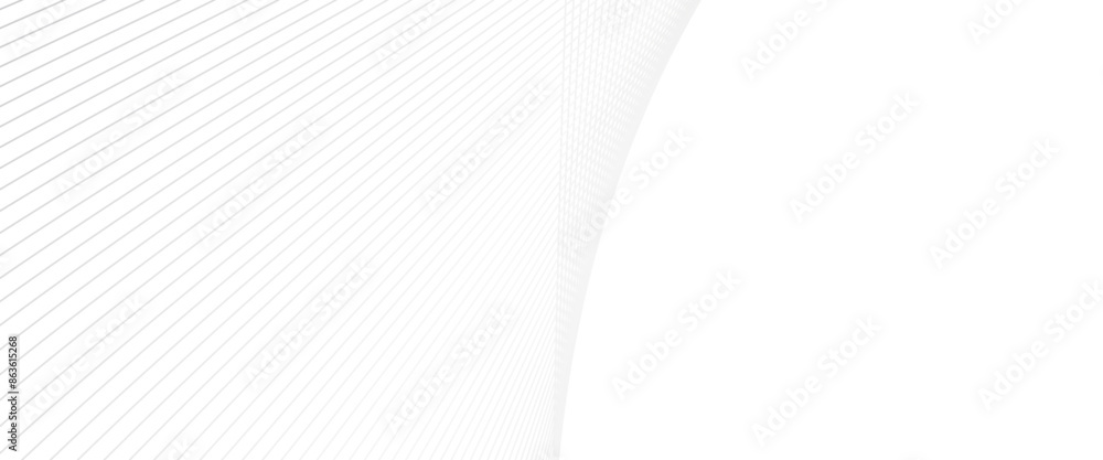 Poster vector abstract wave design wave lines on white transparent background stripes