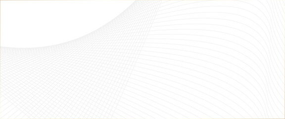 Vector wavy stripes of the pattern of grey lines, curved wave lines pattern on white background with diagonal wave striped lines pattern for backdrop and wallpaper template. 