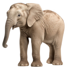 Obraz premium PNG Baby elephant wildlife standing animal.