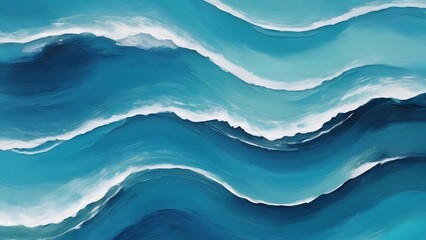 abstract blue sea background top view with oil paint summer art background natural light blue...