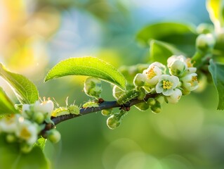 Cankerworms Munching on Tender Crabapple Shoots in Early Spring