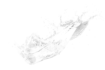 PNG water splash effect, transparent background AI generated image by rawpixel