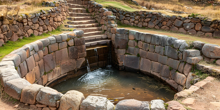 Well Preserved  Incas Fountain at Tipon History