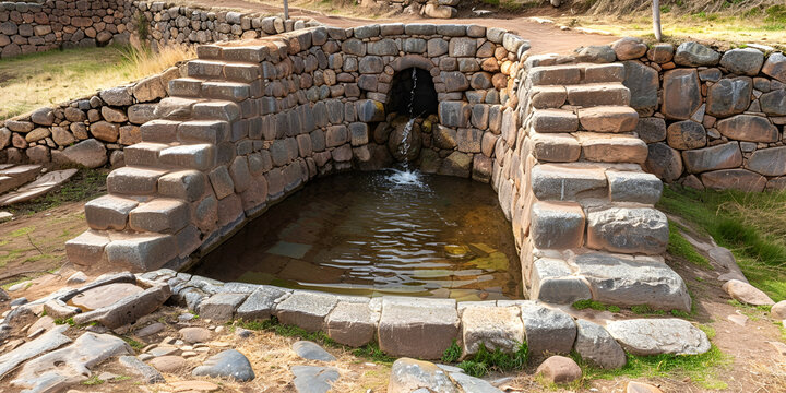 Well Preserved  Incas Fountain at Tipon History