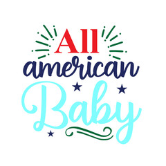 fourth of July sticker design, fourth of July Svg design cut files