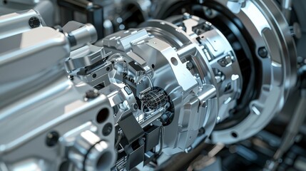 Precision Perfection Industrial Robot Installing Delicate Electronics in Car Assembly Line