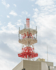 일본 송신탑의 모습