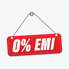 No cost emi  design vector
