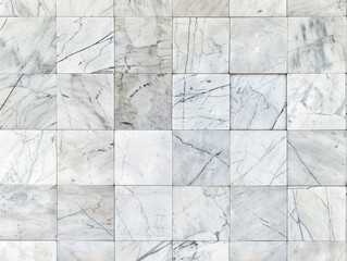 Classic Elegance: Carrara Marble Tile Installation - Alternating Pattern, High Resolution - Perfect for Timeless Flooring