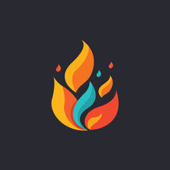Fire Logo Template