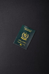 Physical paper international passport of Pakistani citizen