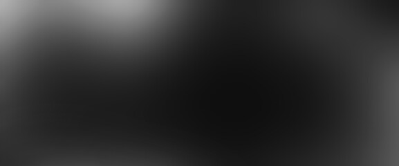 Abstract black gray gradient wall blur background empty room with bright white light blank studio for modern template banner graphic creative art design, black and white backdrop texture wallpaper