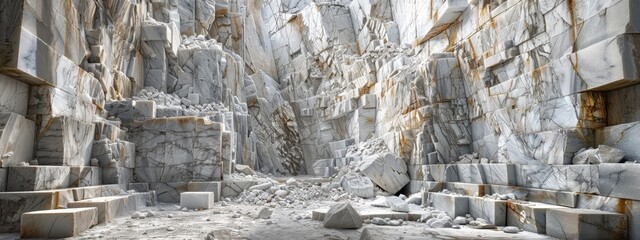 rocks line both sides of the wall, while a bench sits opposite
