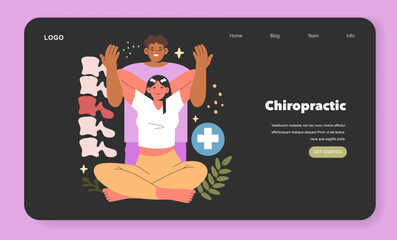 Alternative Medicine. Flat Vector Illustration