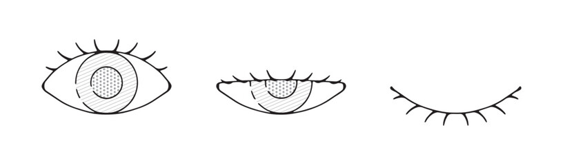 瞬きをする過程