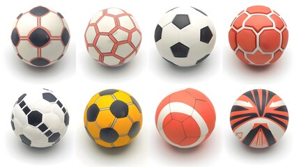 Simplistic Sports Ball Icon Isolated on Minimalist White Background