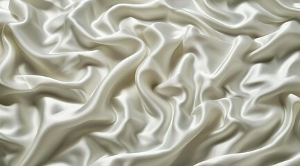 Obraz premium white silk fabric