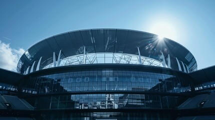Obraz premium Majestic Arenas: Iconic Football Stadiums in Focus