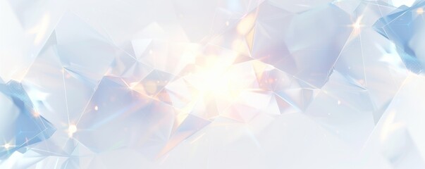 幾何学模様の白背景