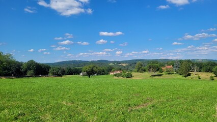 Fototapeta premium Monplaisant, Périgord Noir, Dordogne, Nouvelle Aquitaine, France, Europe