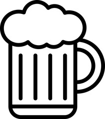 Restaurant Line Icon Element