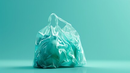 Plastic Bag Free Day Background in Isolated Concept