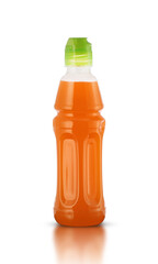 small plastic bottle with juice