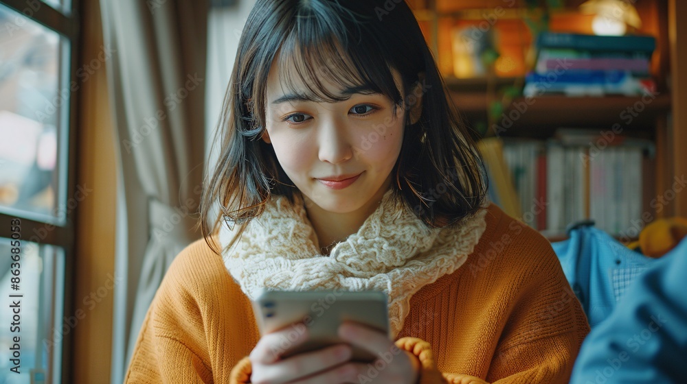 Aufkleber an engaging commercial for a new language learning app, showing people using the app in various real