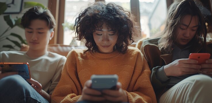 An engaging commercial for a new language learning app, showing people using the app in various real-life situations, with a focus on ease of use and language immersion