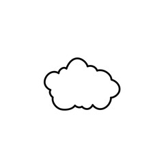 Clouds line art icon