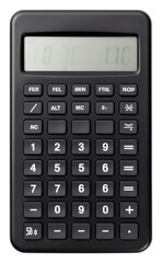 PNG Black calculator white background mathematics electronics.