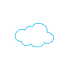 Clouds line icon