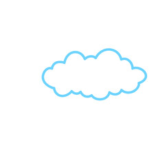 Clouds line icon