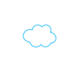 Clouds line icon
