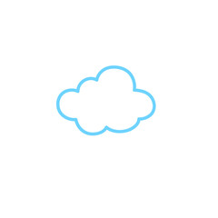 Clouds line icon