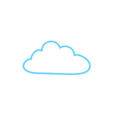 Clouds line icon