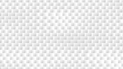 White Geometrical Seamless Wall Background. Abstract Geometric 3D Paper Style Texture. Vector Illustration for Graphic Design.