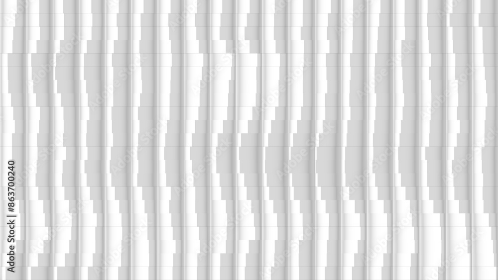 Poster white geometrical seamless wall background. abstract geometric 3d paper style texture. vector illust