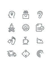 Baby, Beer, Book, Brush, Char , set of icons for web