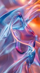 Fluid Topological Mesmerizing Organic World of Undulating Forms and Vibrant Saturated Hues