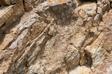 Natural  rock or Stone  surface as  background texture close up