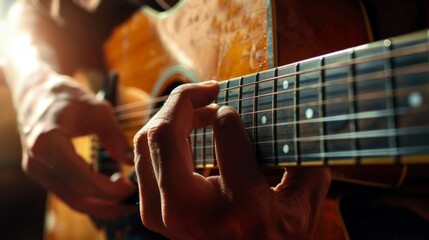 Fototapeta premium Acoustic music player close up. Illustration generated by ai