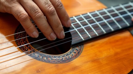 Fototapeta premium Acoustic music player close up. Illustration generated by ai