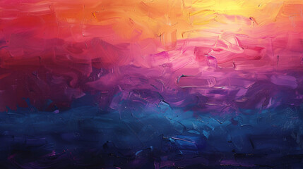 Fototapeta premium Genderfluid flag reimagined as a surreal painting, Brush strokes, gradient from light to dark.