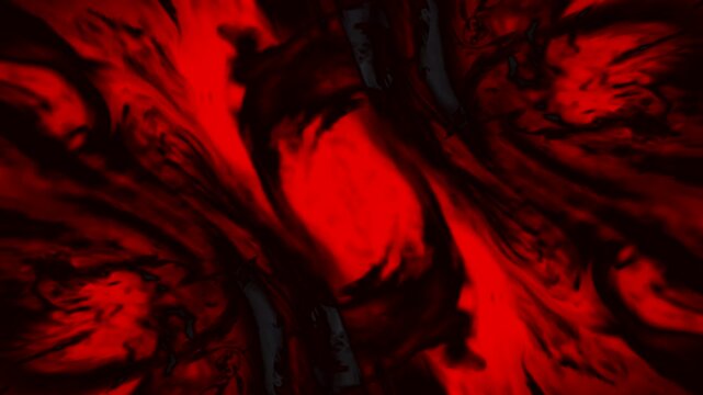 red cosmic acid psychedelic abstract background ink swirl wave morphing Intro overlay vj template mist flow 	
