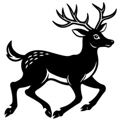 deer silhouette vector art